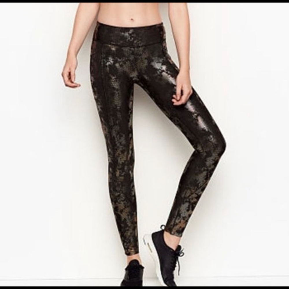 Victoria’s Secret metallic workout leggings